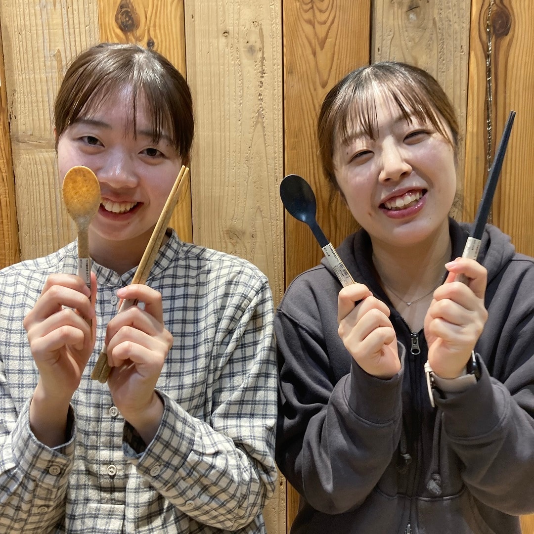 【ヨークベニマル古河】新商品 ヤシの端材を使った箸・スプーン