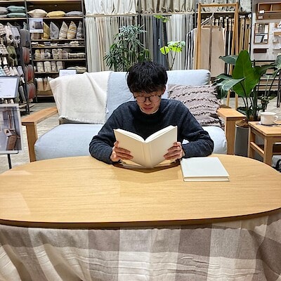 【ゆめタウン長府】こたつにもなるローテーブルの紹介