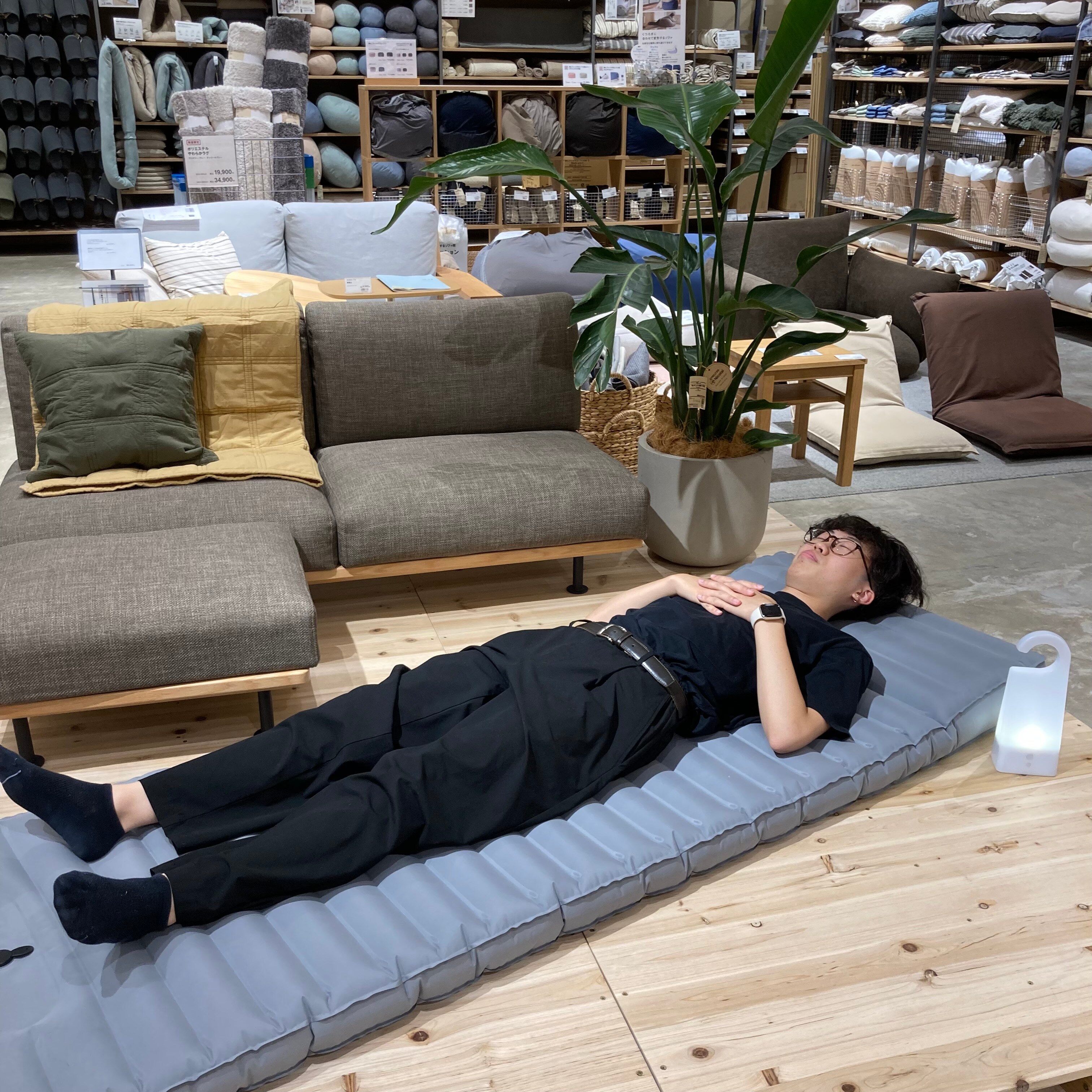 空気でできたマットレスのご紹介