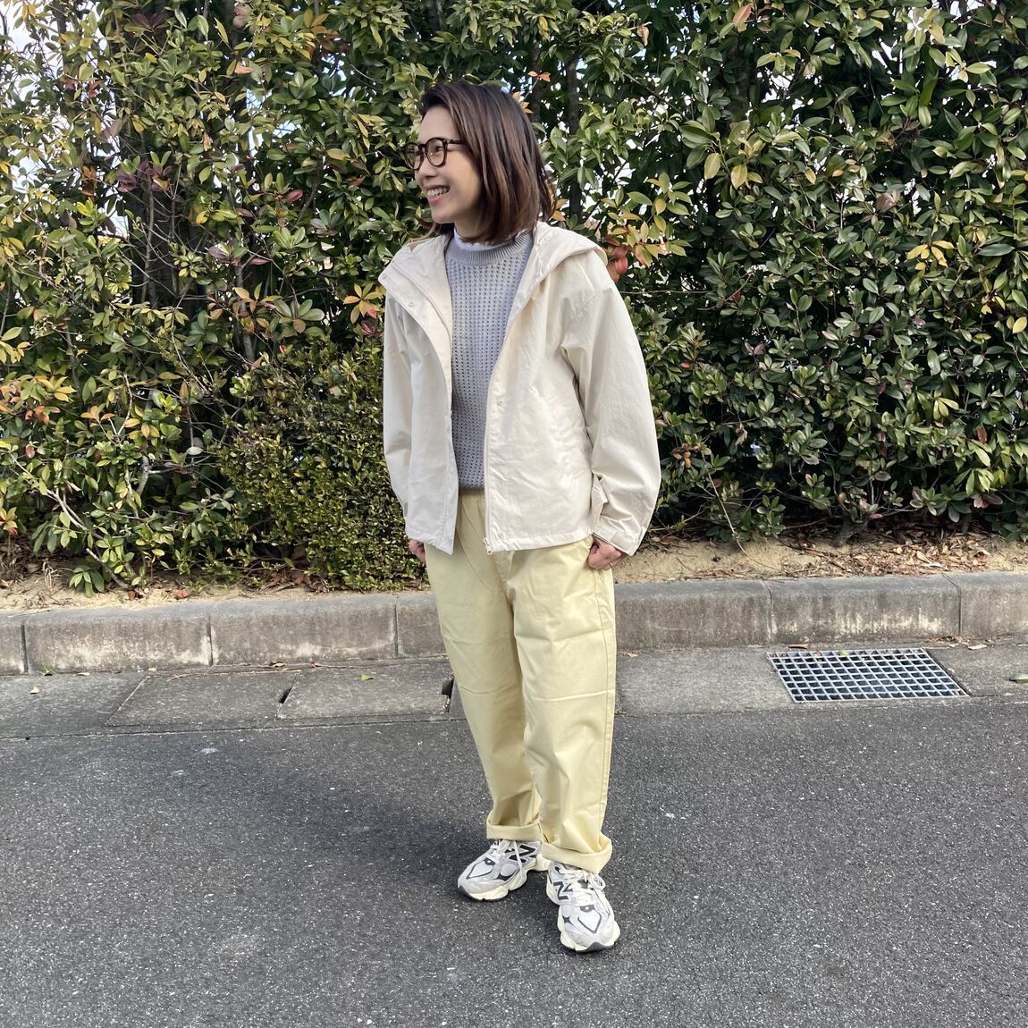 婦人　新色テーパードパンツ