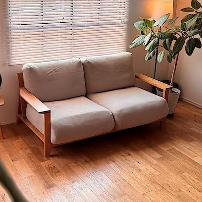 【佐伯】クッションとサイズが選べるソファ