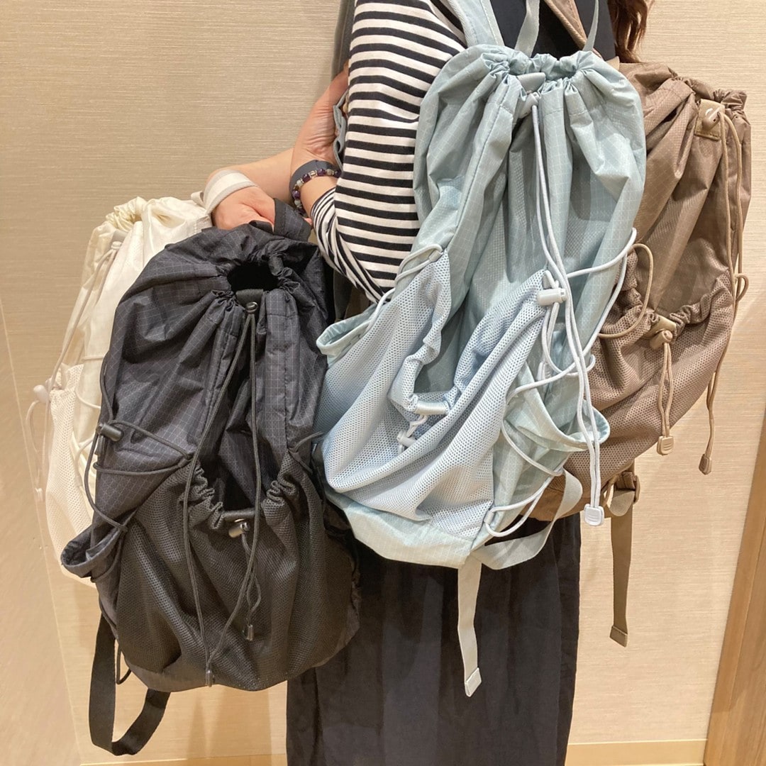 撥水　リップストップ　リュックサック