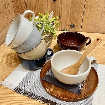 【かんらショッピングパーク】あたたかいスープを、ぬくもりあるカップで。