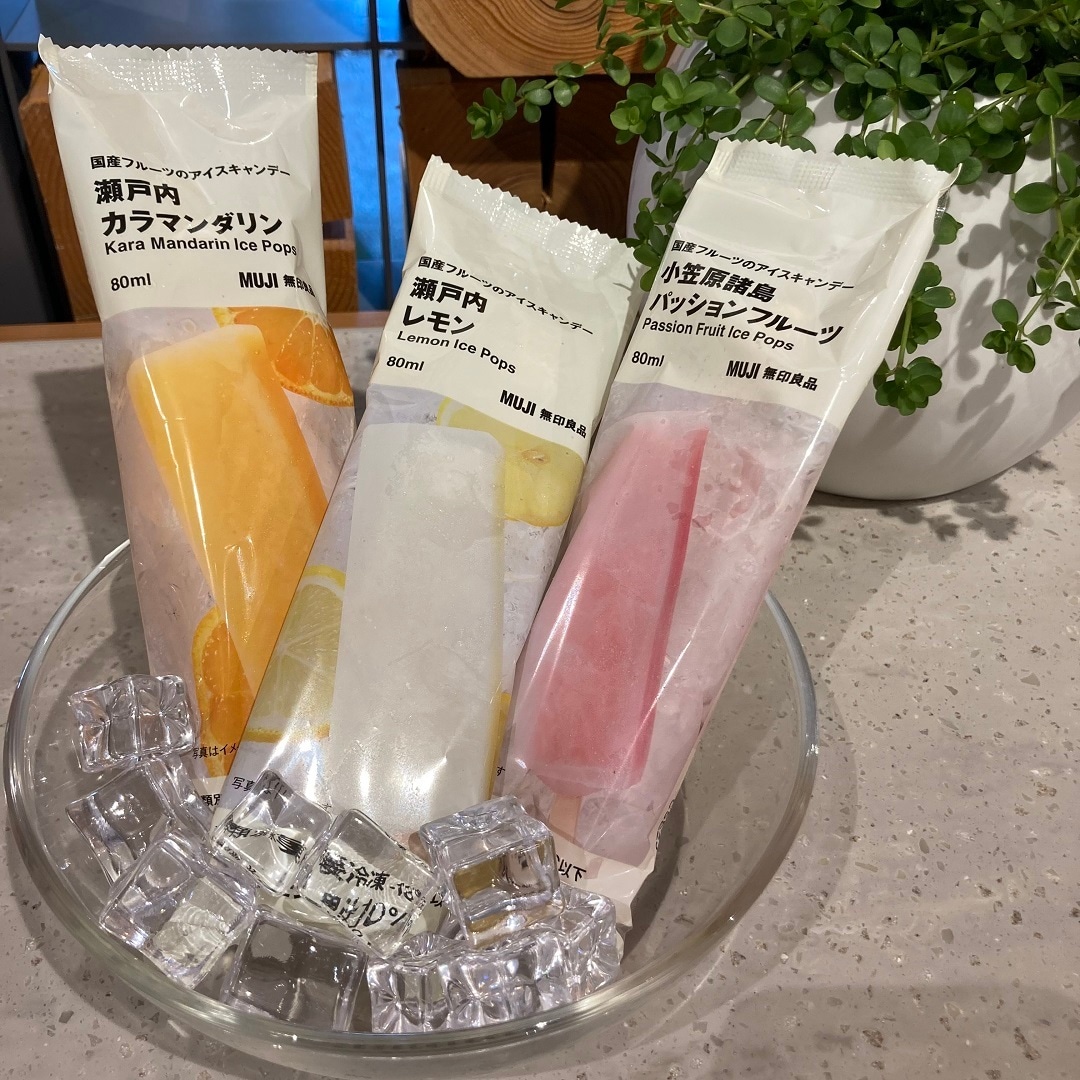 国産フルーツのアイスキャンデー