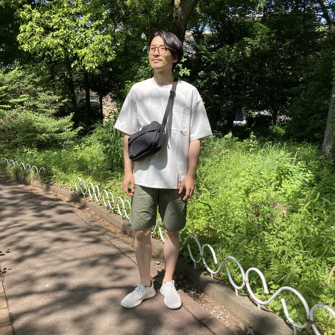 ショートパンツ着用画像①