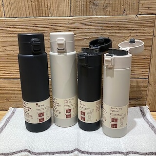 【無印良品500NAMBAなんなん】温かい、冷たいをキープするボトルのご紹介。