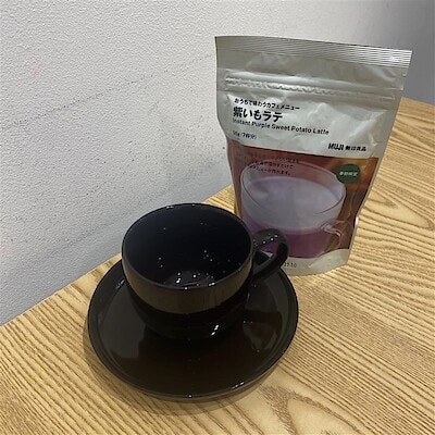 【無印良品500NAMBAなんなん】 寒い季節にぴったりな紫いもラテのご紹介