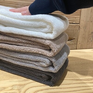 【無印良品500NAMBAなんなん】洗っても、ふっくら。|ふっくらパイルタオル