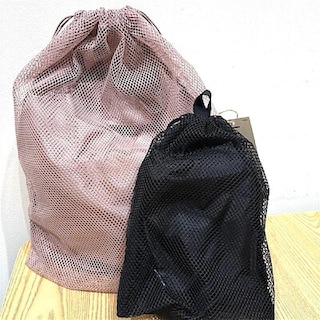 【無印良品500NAMBAなんなん】日常使いできるトラベル用品｜メッシュ巾着