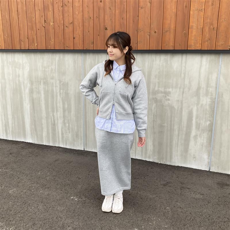 スウェットフルジップパーカ