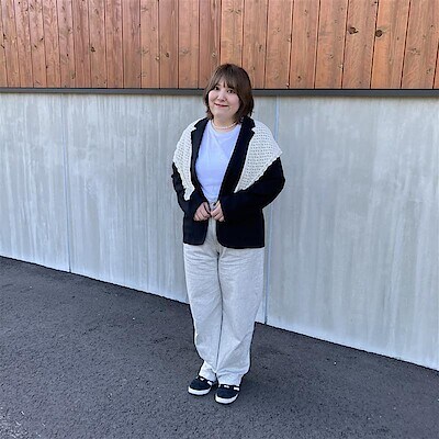 【コープさっぽろぬまのはた】なめらか　シャツジャケット：158cm