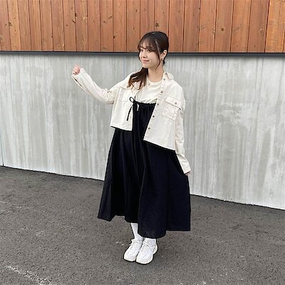 【コープさっぽろぬまのはた】カポック混ライトツイル長袖シャツ:164cm