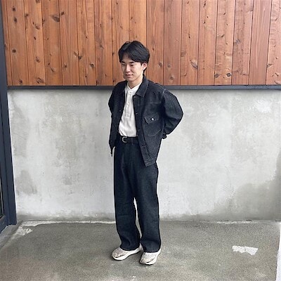 【コープさっぽろぬまのはた】木の実から作ったカポック混  デニムジャケット：165cm