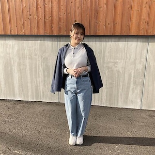 【コープさっぽろぬまのはた】洗える畦編みポロセーター：164cm