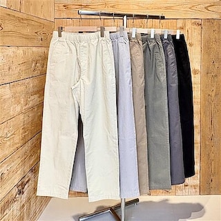 【イオンかのやショッピングセンター】気負わず履けて、きちんと見える|洗いざらしコットンイージーパンツ