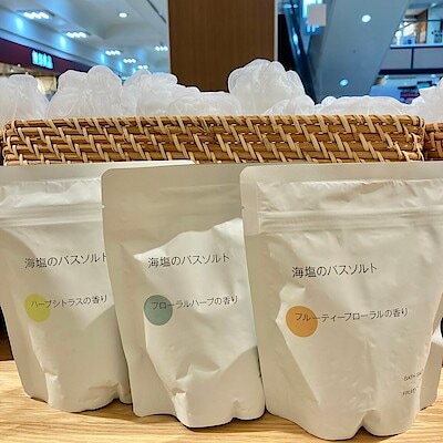 【イオンかのやショッピングセンター】新商品のバスソルト発売されました