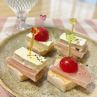 【友部スクエア】バウムのピンチョス（みんなでつくるバウム）| レシピ