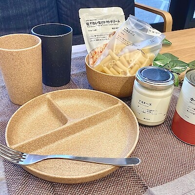 【友部スクエア】レンジで使えて機能的！「ヤシの端材を使った食器」新発売