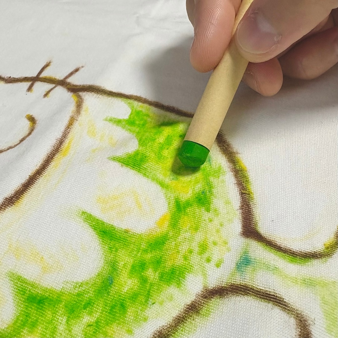 「布描きクレヨン」でつくる作品のイメージ画像