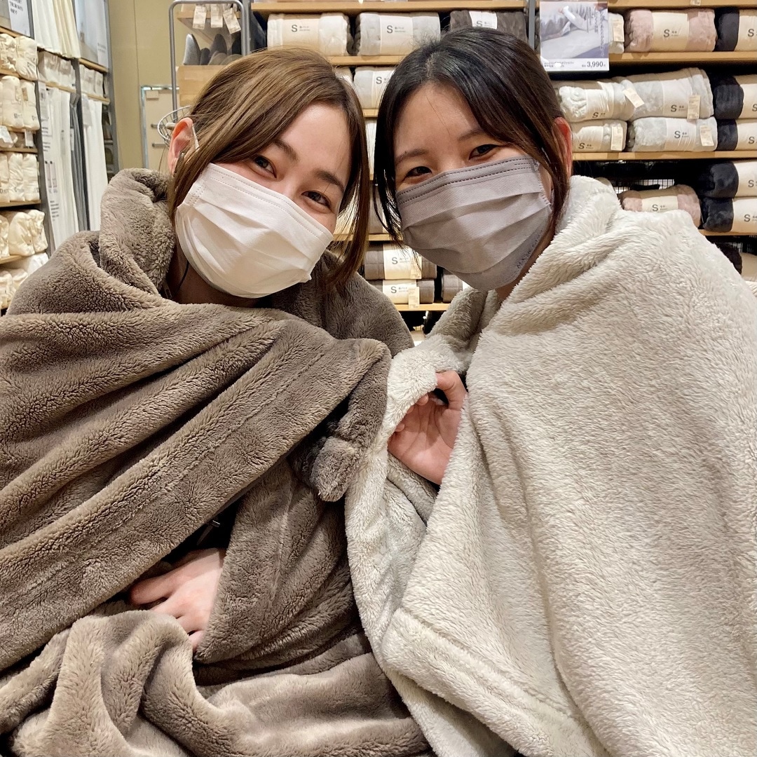 宮古島シティ】厚手毛布でぬくぬくな睡眠時間｜ 無印良品