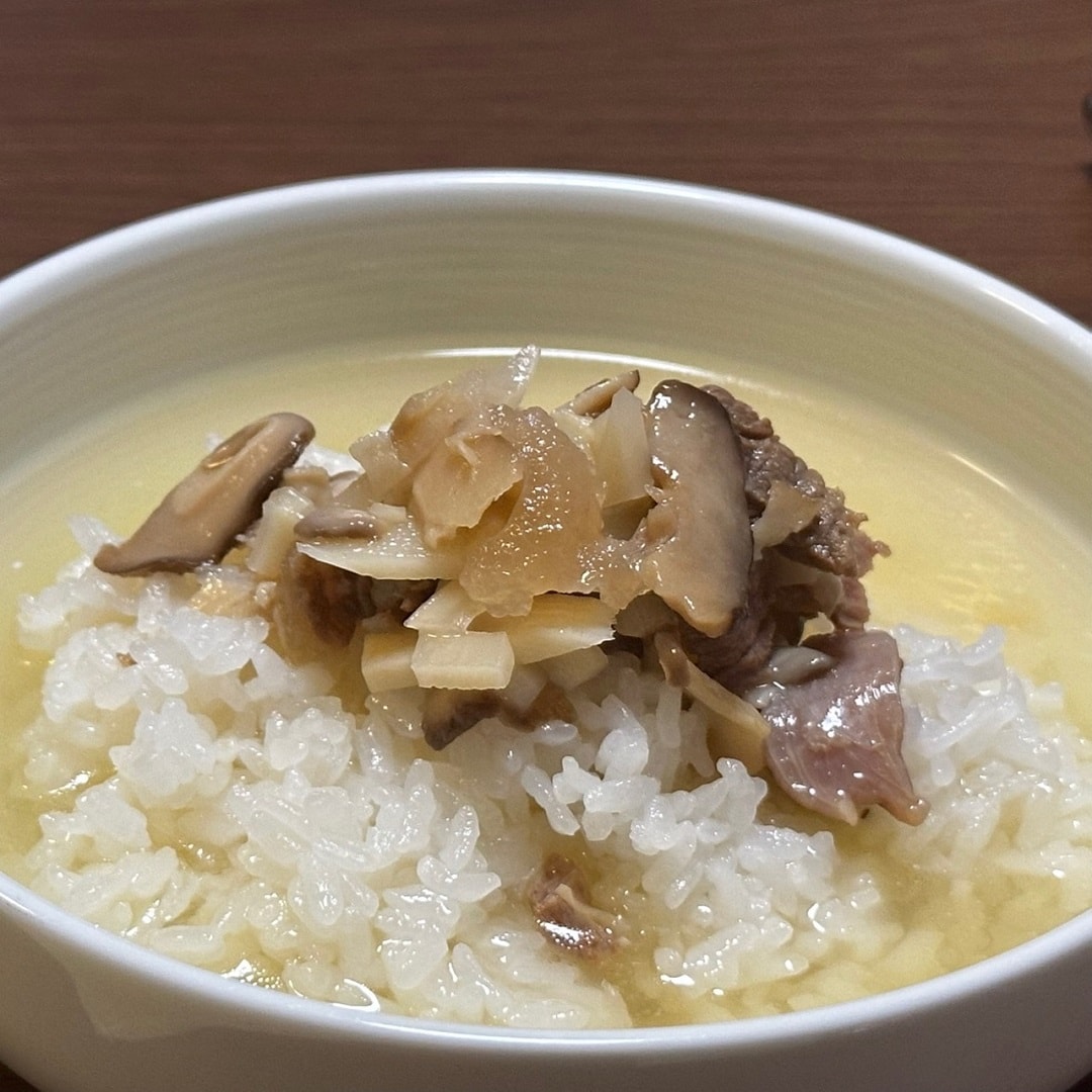ごはんにかける冷やし牛だしクッパ