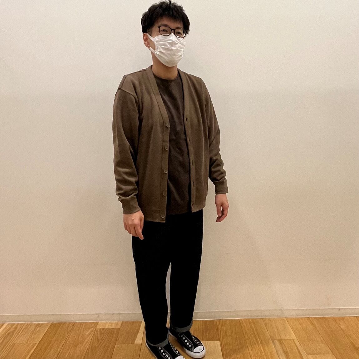 紳士服着用画像