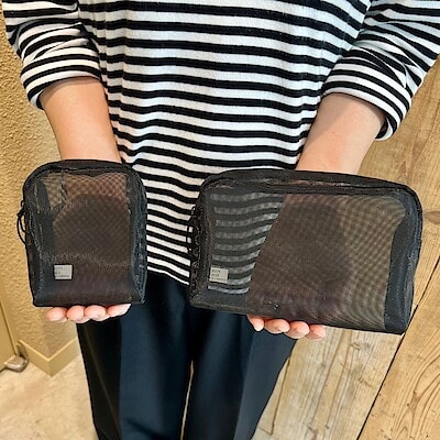 【TAKAMATSU ORNE】おでかけや旅行に便利なナイロンメッシュポーチが新登場