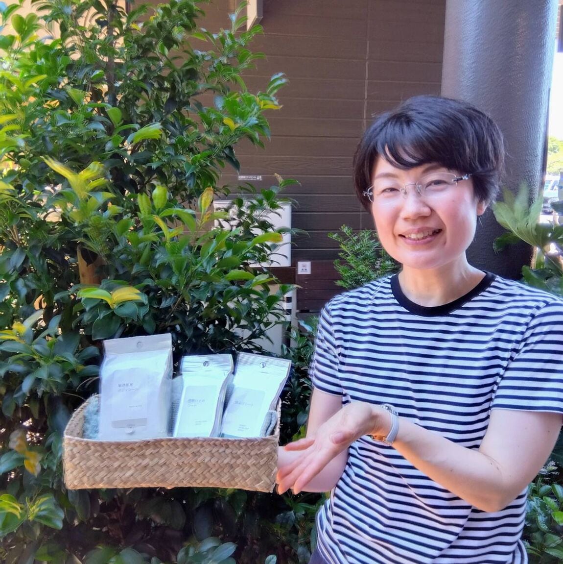 敏感肌ボディシート　日焼け止めシート　虫よけシート