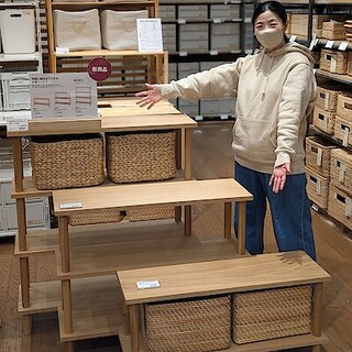 【イオンタウン浜松新橋】簡単に組み立てられる木製シェルフのご紹介