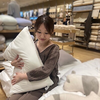 【アクロスプラザ長岡】 まくらで快適な睡眠へ 