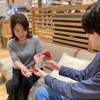【アクロスプラザ長岡】5月10日は母の日。「お母さん、いつもありがとう」