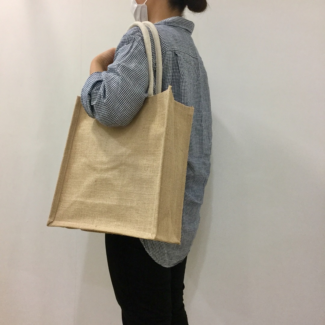 ジュートマイバッグ縦型