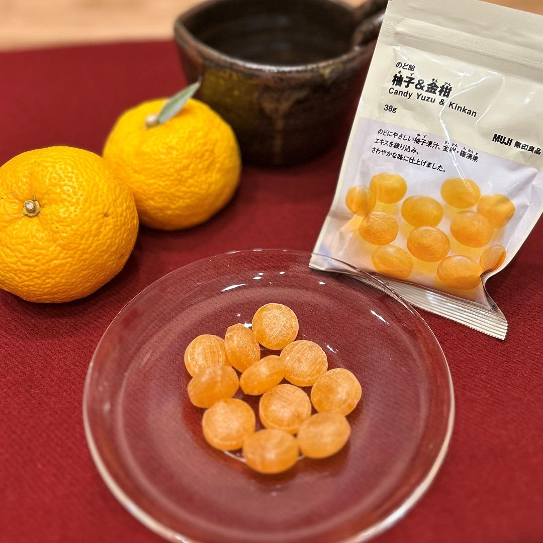 【イオンモール新潟亀田インター】12月22日は冬至、ゆず味ののど飴でのどケアを