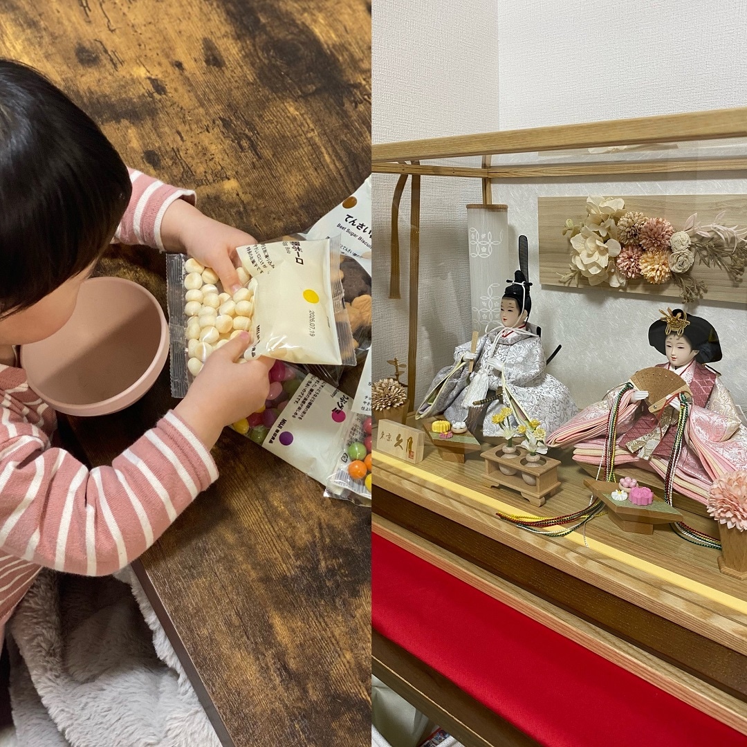 【イオンモール新潟亀田インター】ぽち菓子でひな祭り