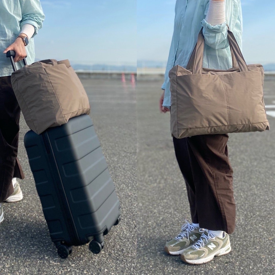 【イオンモール新潟亀田インター】旅行におすすめのたためるボストンバッグ 
