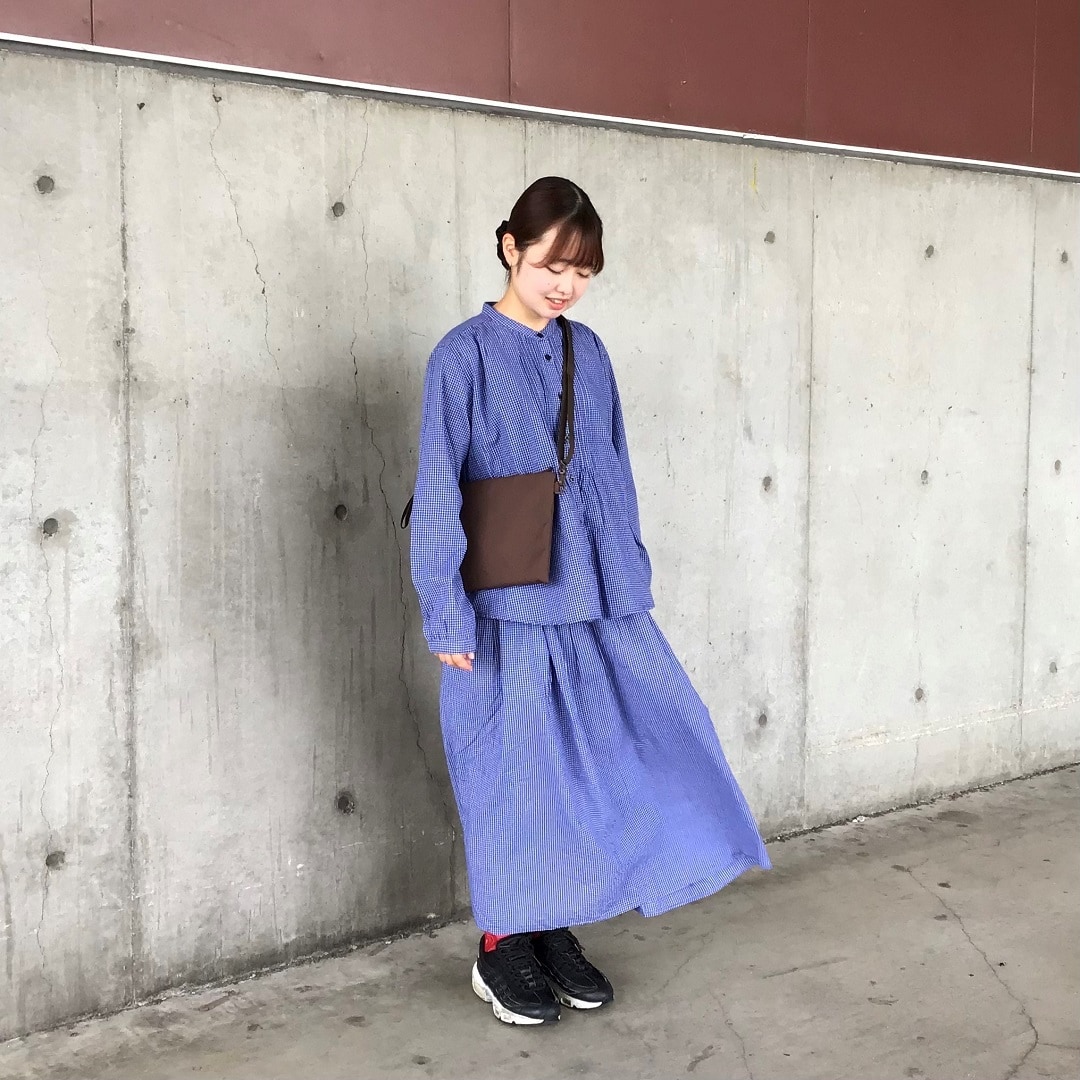 綿ボイル長袖ブラウス