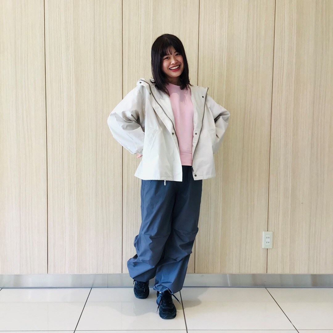 スウェットシャツ　パラシュートイージーパンツ