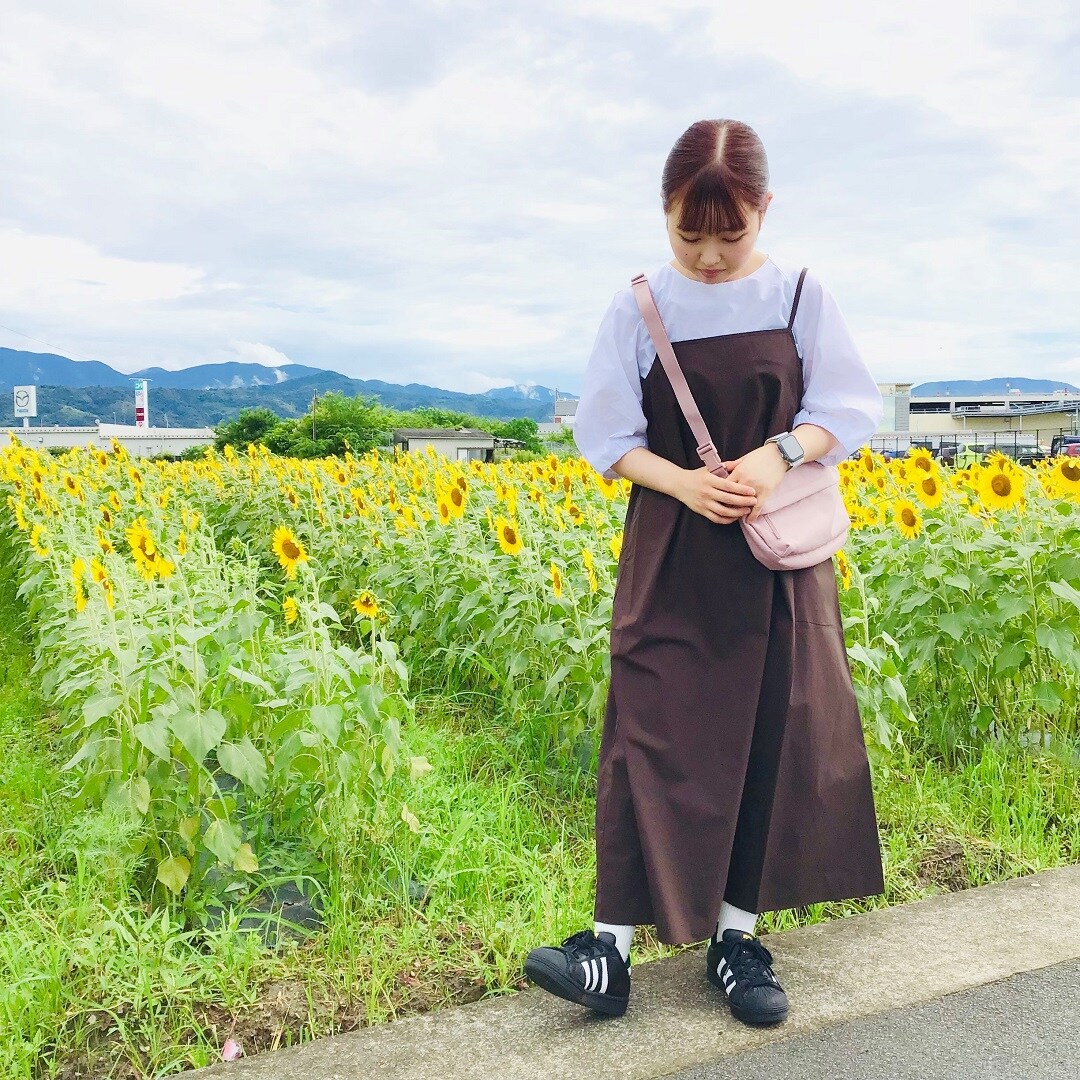 キャミソールワンピ