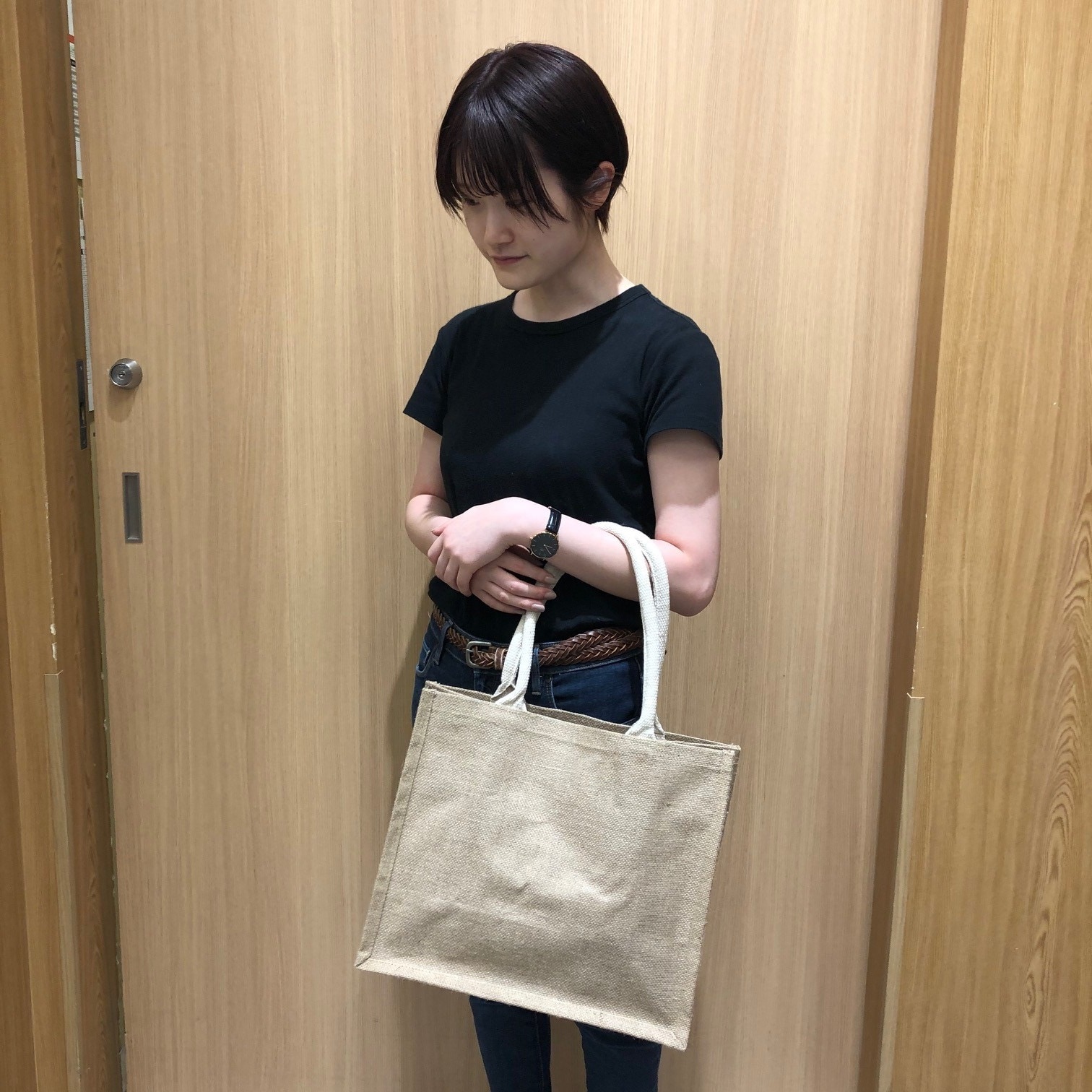 ジュートマイバッグ①