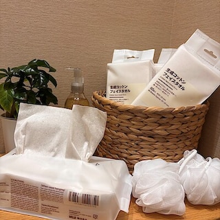 【ゆめタウン出雲】吊るして使えるコットンフェイスタオル