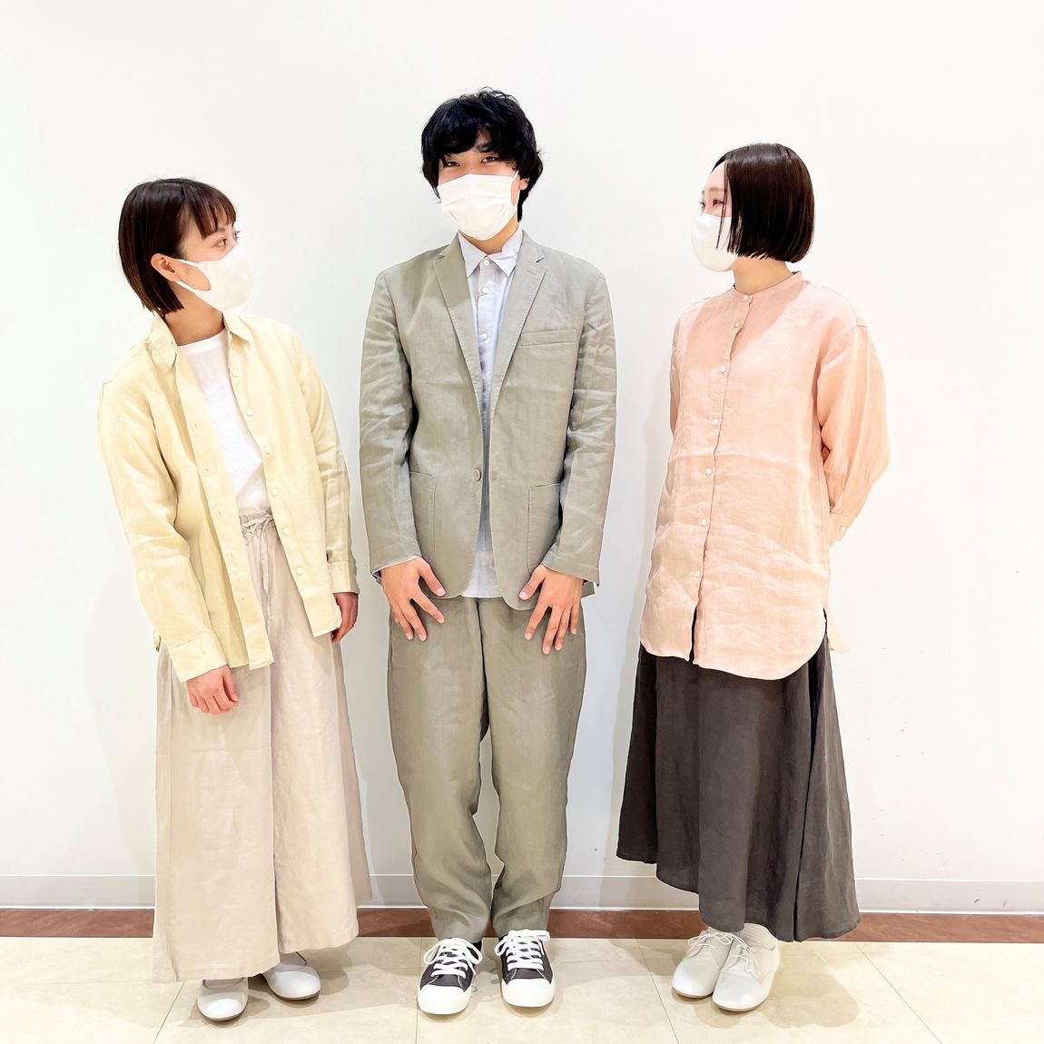 【未使用】無印良品　ヘンプ　スーツ