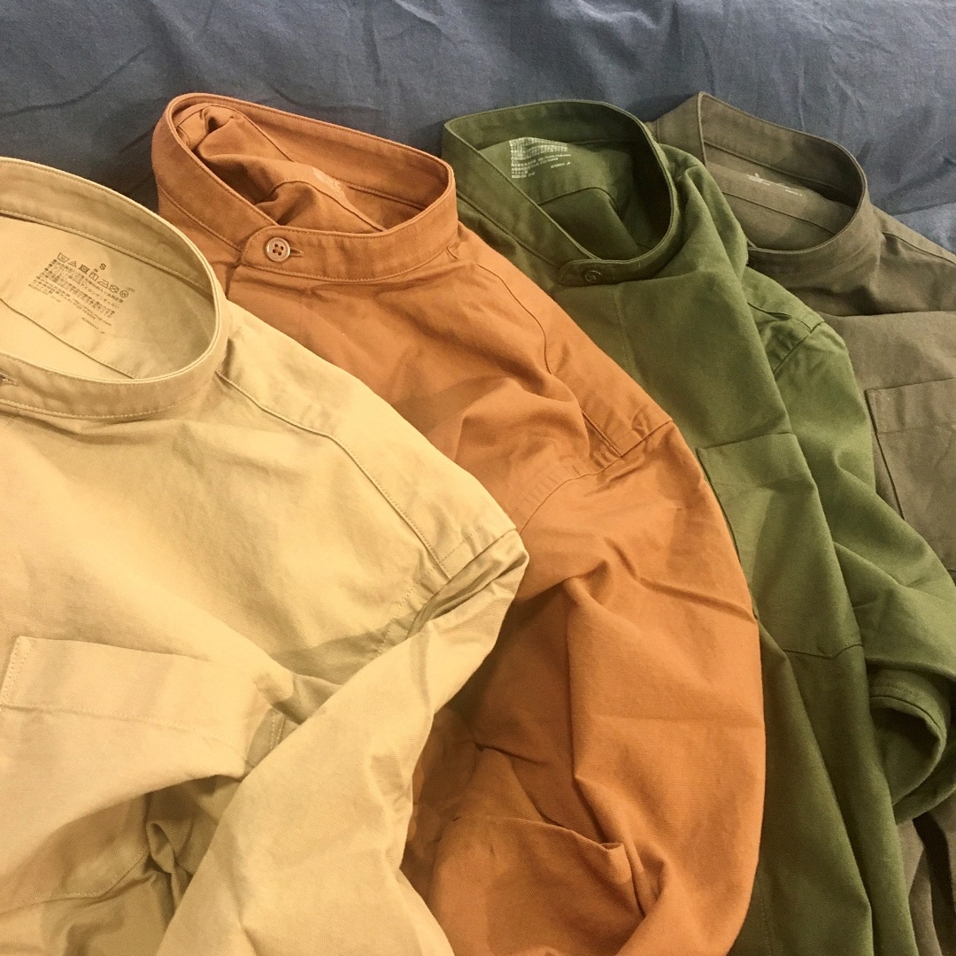 秋色シャツ