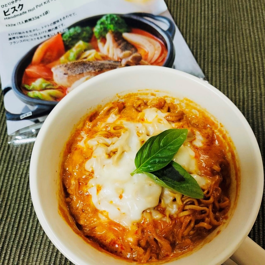 【アピタタウン金沢ベイ】ひとり分からつくれる鍋の素を使った『お手軽ラーメン』