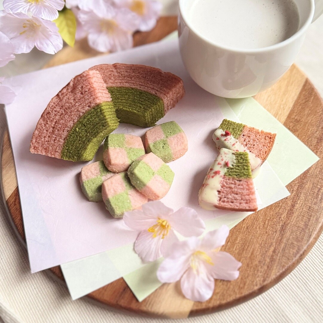 【ラブラ万代】ひな祭りのお祝いに、桜色のお菓子