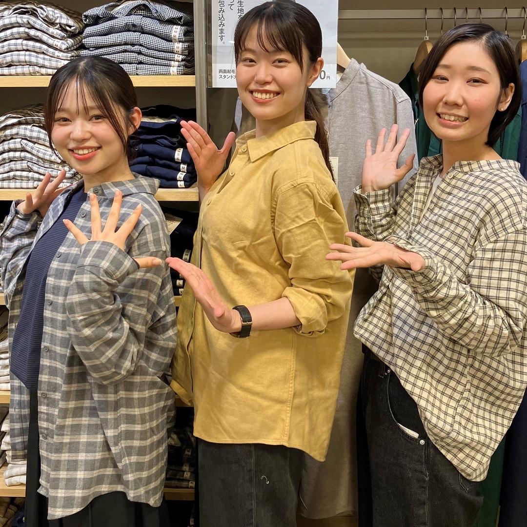 【ラブラ万代】ふんわりやわらかフランネルシャツ