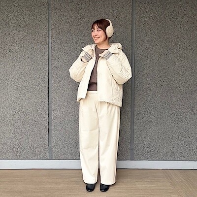 【ラブラ万代】ふっくらあたたか、撥水ダウンジャケット