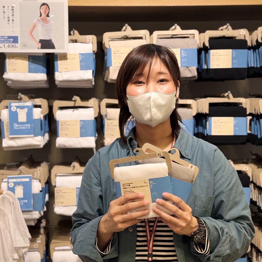 【ラブラ万代】涼やかで快適、さらっと綿インナー