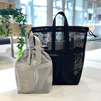 【イオンモール盛岡南】立体メッシュ持ち手付き巾着〔新商品紹介〕