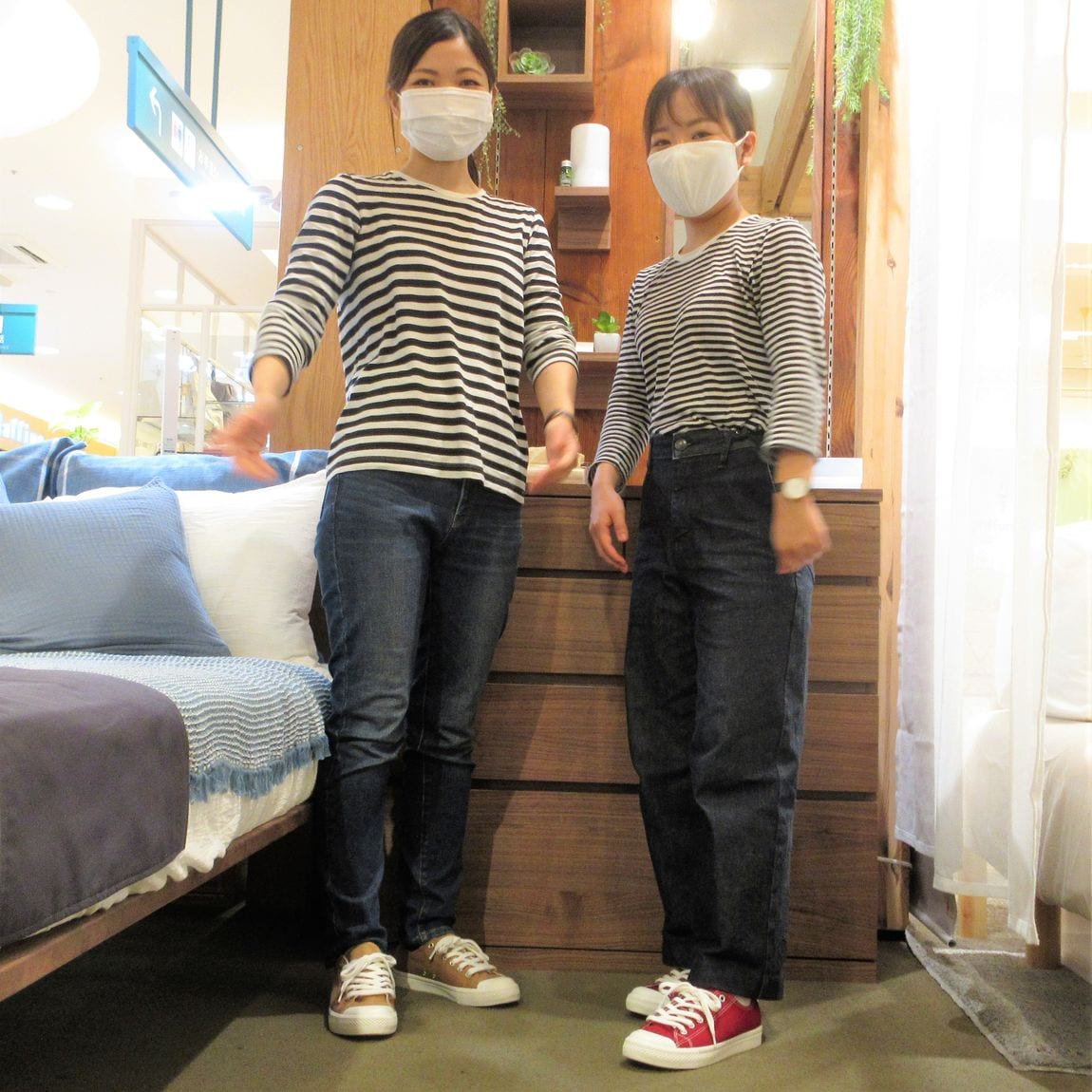 【西原シティ】肌寒い日のコーディネイト