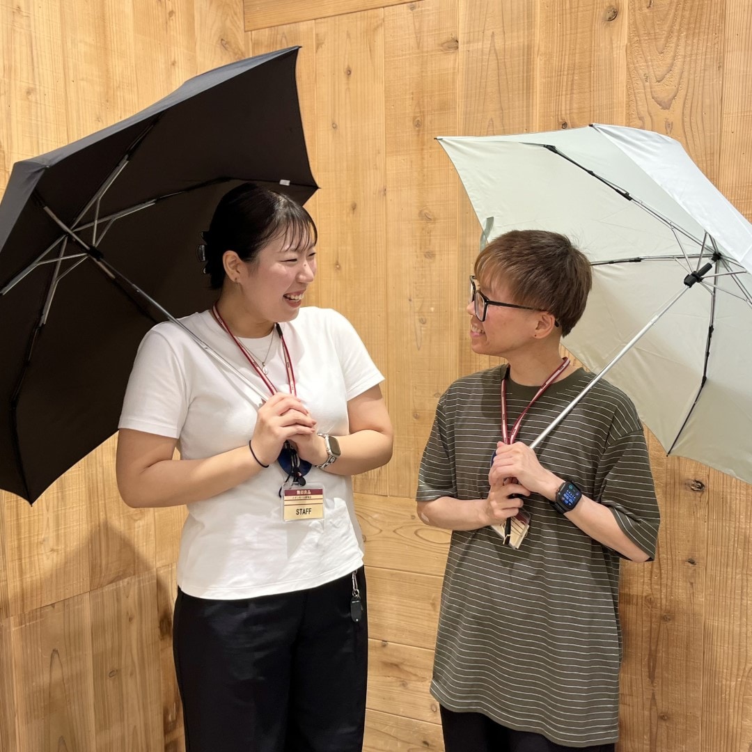 【イオンモール新発田】梅雨時期におすすめな晴雨兼用の折りたたみ傘